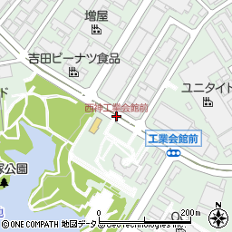 西神工業会館周辺の地図