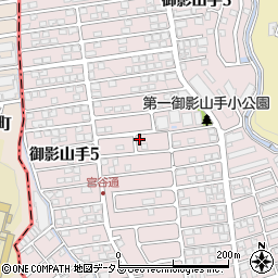 兵庫県神戸市東灘区御影山手4丁目18-22周辺の地図