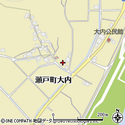 岡山県岡山市東区瀬戸町大内934周辺の地図