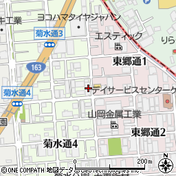 大阪府守口市菊水通3丁目11-17周辺の地図