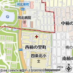 大阪府大東市西楠の里町7-9周辺の地図