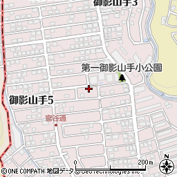 兵庫県神戸市東灘区御影山手4丁目18-25周辺の地図