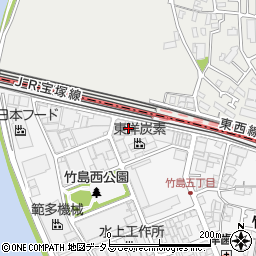 エヌピーケイ関西周辺の地図