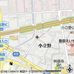 静岡県磐田市小立野428周辺の地図