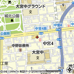 ＨｏｎｄａＣａｒｓ大阪旭店周辺の地図