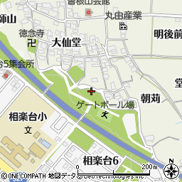 京奈和自動車道（京奈道路）周辺の地図
