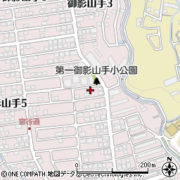 兵庫県神戸市東灘区御影山手4丁目16-23周辺の地図
