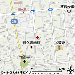 静岡県浜松市中央区篠ケ瀬町614周辺の地図