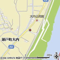 岡山県岡山市東区瀬戸町大内998周辺の地図