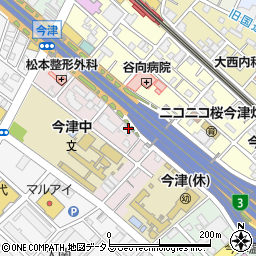 兵庫県西宮市今津二葉町3周辺の地図