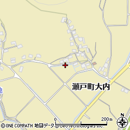 岡山県岡山市東区瀬戸町大内594-1周辺の地図