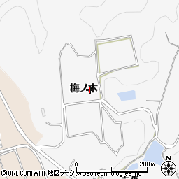 愛知県南知多町（知多郡）豊丘（梅ノ木）周辺の地図