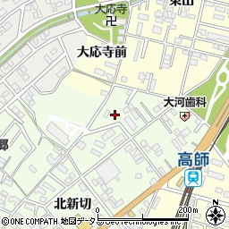 愛知県豊橋市向草間町北新切45周辺の地図