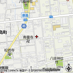 静岡県浜松市中央区原島町119周辺の地図