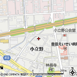 静岡県磐田市小立野373周辺の地図