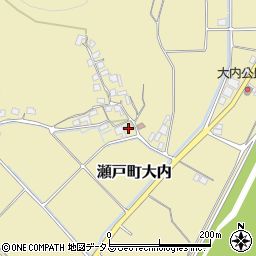 岡山県岡山市東区瀬戸町大内648周辺の地図