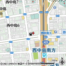 グローバル電子株式会社　大阪営業所周辺の地図