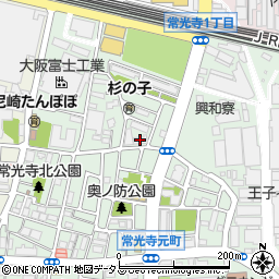 ルー・エーベル常光寺弐番館周辺の地図