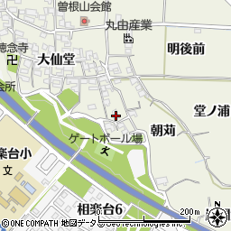 京都府木津川市相楽朝苅4周辺の地図