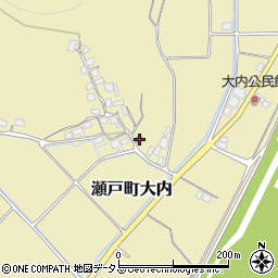 岡山県岡山市東区瀬戸町大内937周辺の地図