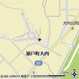 岡山県岡山市東区瀬戸町大内937-1周辺の地図