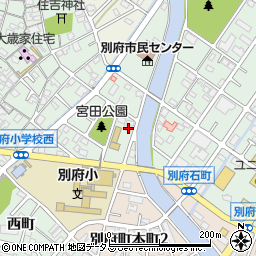 兵庫県加古川市別府町宮田町35-1周辺の地図