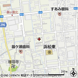 静岡県浜松市中央区篠ケ瀬町608周辺の地図