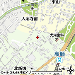 愛知県豊橋市向草間町北新切48周辺の地図