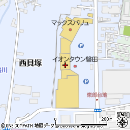 美容室１０００パーセント磐田店周辺の地図