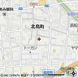 静岡県浜松市中央区北島町719周辺の地図