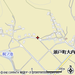 岡山県岡山市東区瀬戸町大内581周辺の地図
