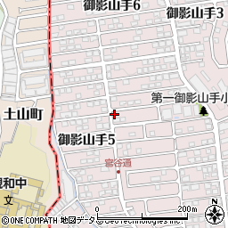 兵庫県神戸市東灘区御影山手4丁目20-15周辺の地図