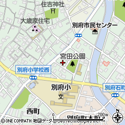 兵庫県加古川市別府町宮田町29周辺の地図