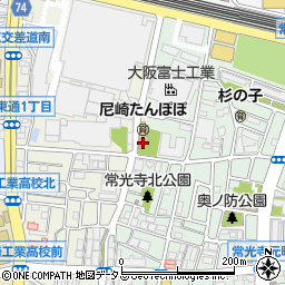 兵庫県尼崎市常光寺1丁目10-25周辺の地図