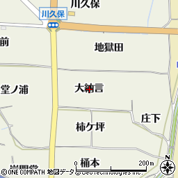 京都府木津川市相楽大納言周辺の地図