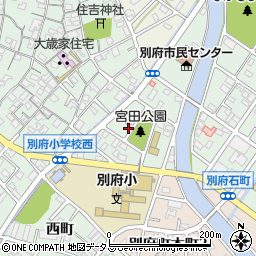 兵庫県加古川市別府町宮田町24周辺の地図