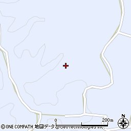 京都府相楽郡南山城村高尾中谷周辺の地図