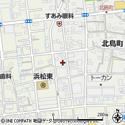 静岡県浜松市中央区北島町691周辺の地図