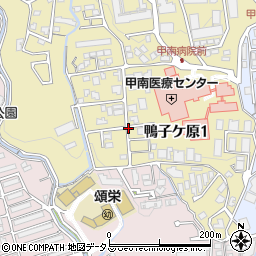 〒658-0064 兵庫県神戸市東灘区鴨子ケ原の地図