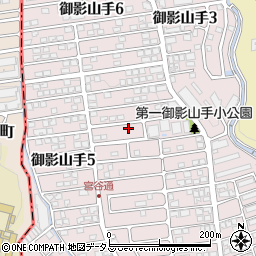 兵庫県神戸市東灘区御影山手4丁目20-21周辺の地図