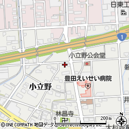 静岡県磐田市小立野368周辺の地図