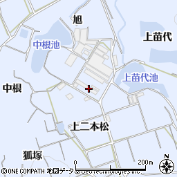 愛知県南知多町（知多郡）大井（上二本松）周辺の地図
