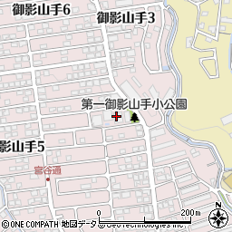 兵庫県神戸市東灘区御影山手4丁目19周辺の地図
