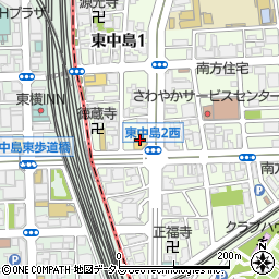 ファミリーマート東中島１丁目店周辺の地図