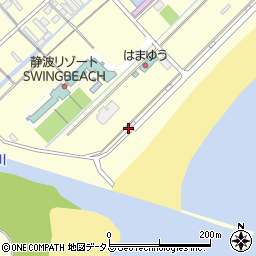 静波海水浴場トイレ１周辺の地図
