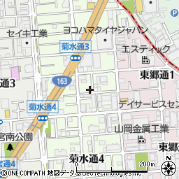 大阪府守口市菊水通3丁目14-9周辺の地図