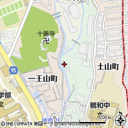 兵庫県神戸市灘区桜ケ丘町周辺の地図