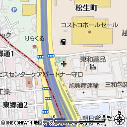 大阪府門真市松生町周辺の地図