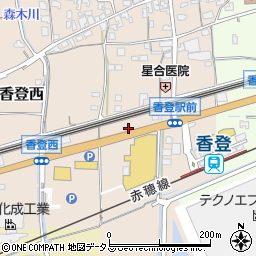 岡山県備前市香登西171周辺の地図