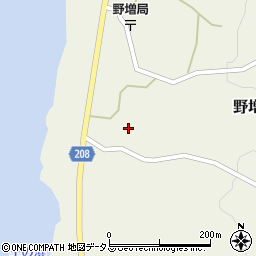 東京都大島町野増ワダ周辺の地図